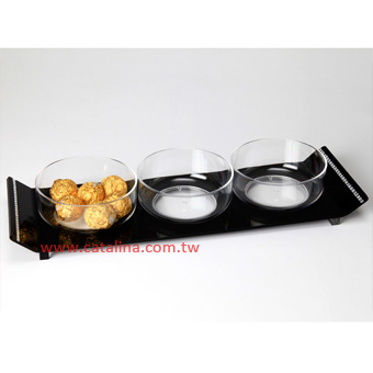 3 COMP. SERVING TRAY